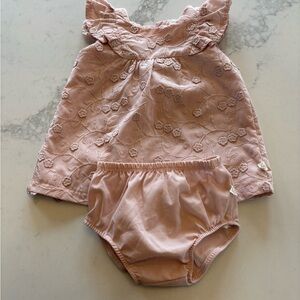 Adorable Pink Floral Diaper Cover Set
